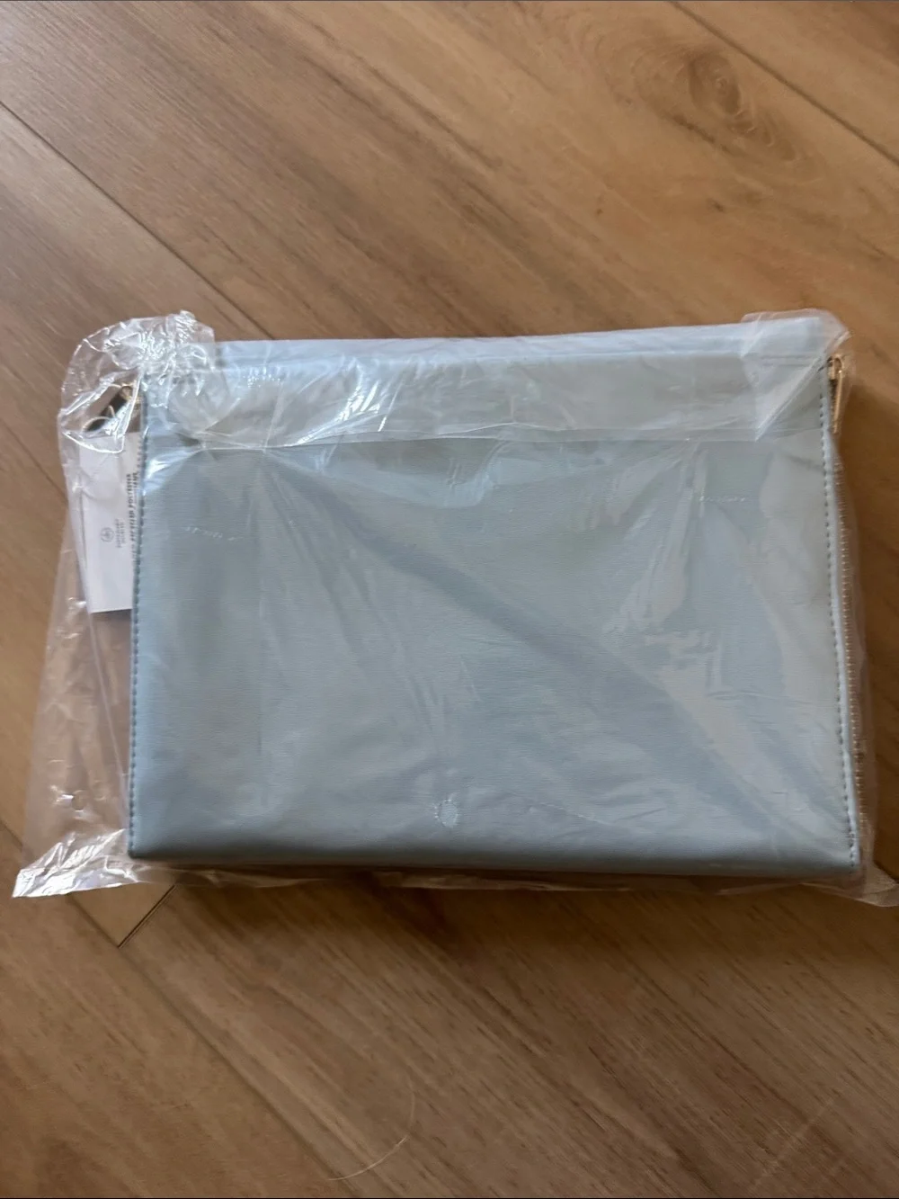 Mark and graham Light Blue Leather Tablet Sleeve Clutch